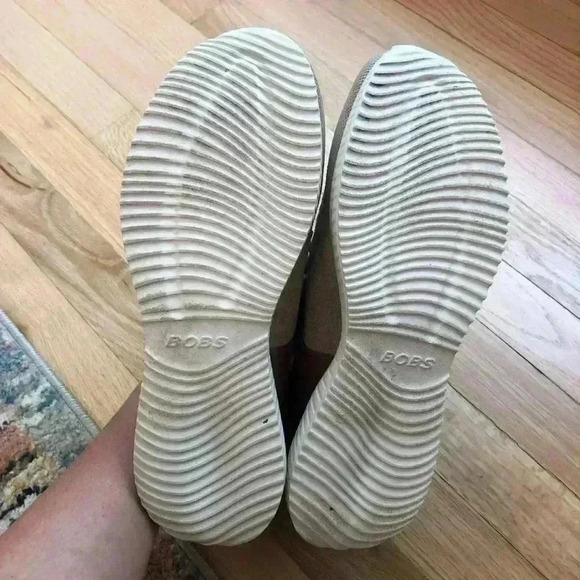 Skechers Bobs Memory Foam Slip On Tennis Shoes in Nude/Mauve Size 9 - Picture 7 of 10